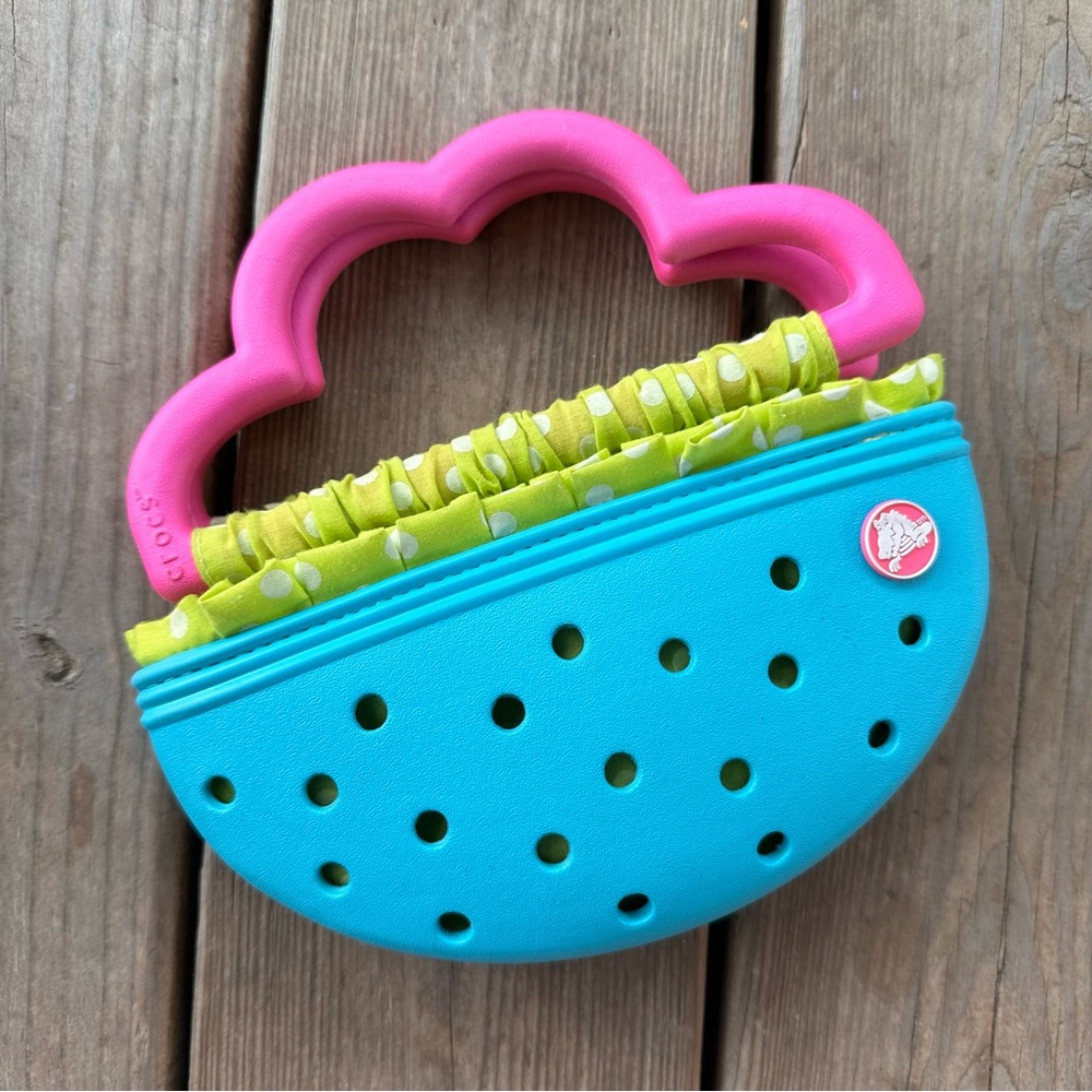 Crocs Scalloped Flitty Polka Dot Purse
